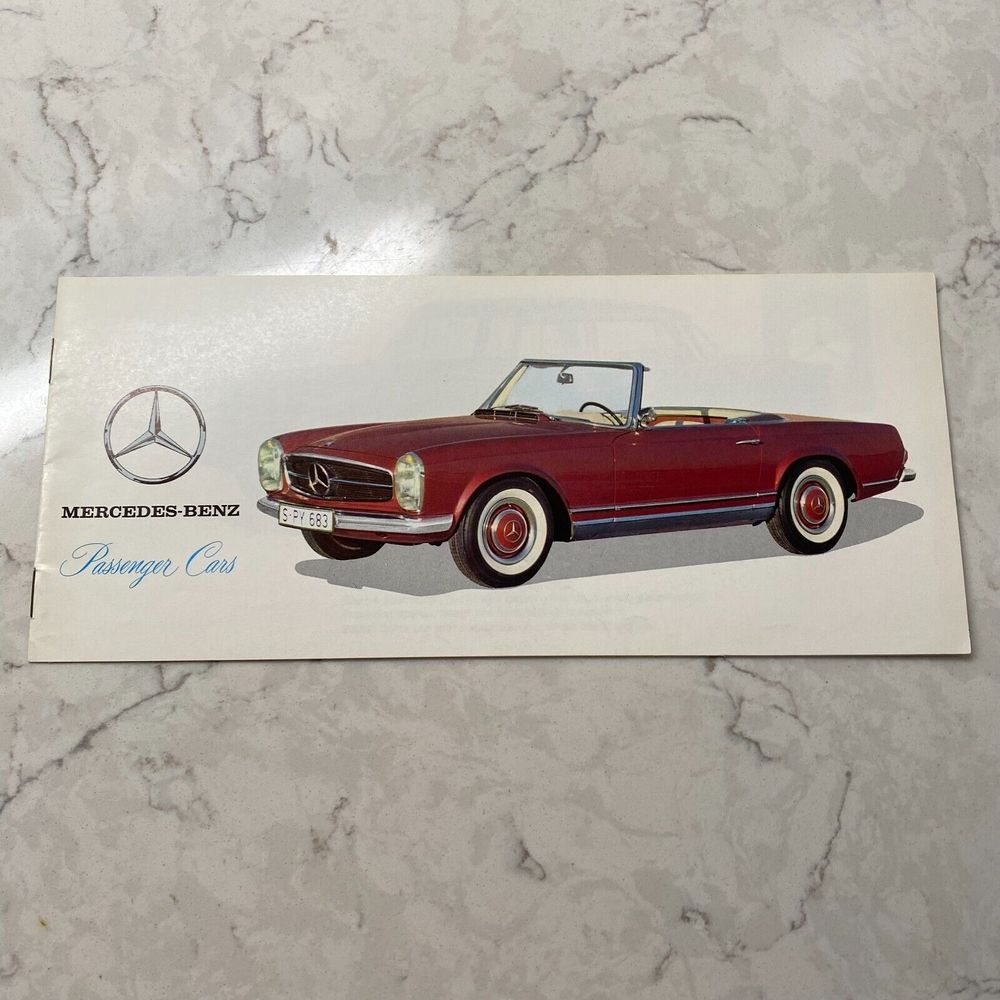 Vintage Mercedes-Benz Passenger Cars Sedan, Coupe and‎ Roadster Sales Brochure